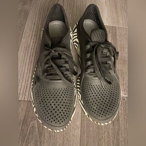 CROCS Black and White Athletic Shoes